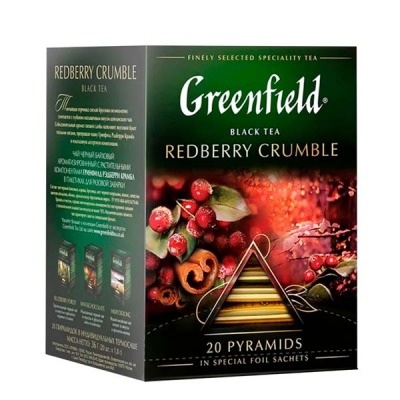 Чай Гринфилд пирамидки 20*2гр(Ceylon,Redberry,Sicilian Citrus)