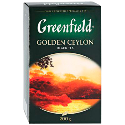 Чай Гринфилд Голден Цейлон 200гр лист