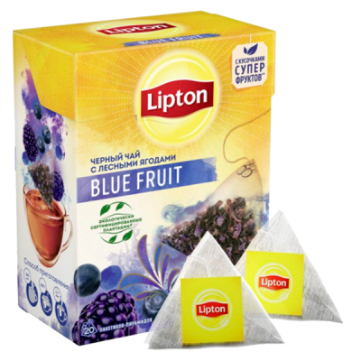 Чай Lipton 20пир Blue Fruit, Forest Fruit, Strawberry Mint,Tropical Fruit