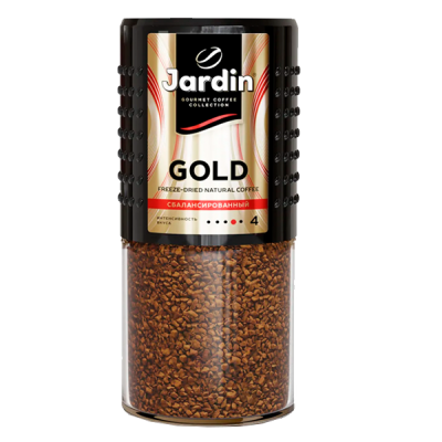 Кофе Jardin Gold растворимый. 95г ст/б