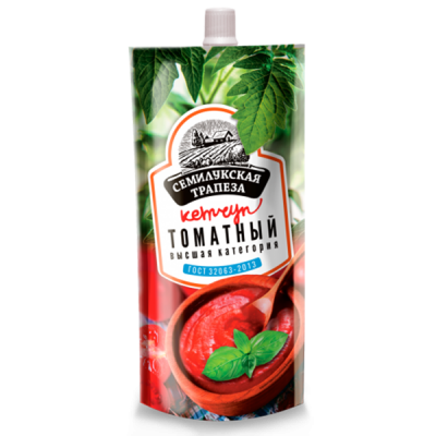 Кетчуп 300г томатный, острый ТМ Семилукская трапеза