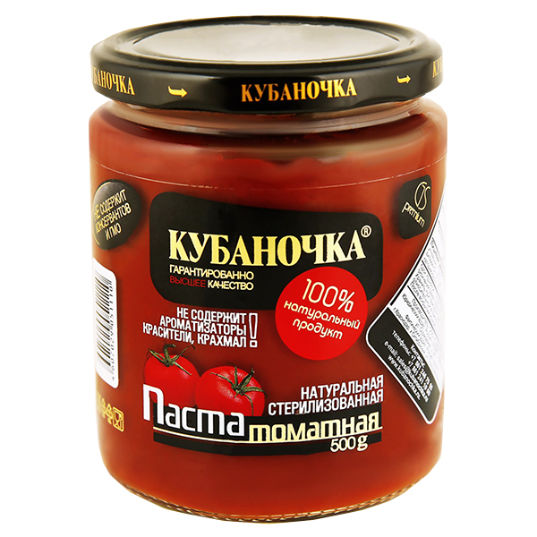Паста томатная 500г Кубаночка Спутник Калуга