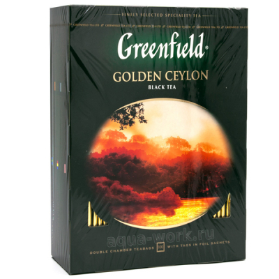 Чай Гринфилд 100пак (эрл, кения, флайн, цейлон)