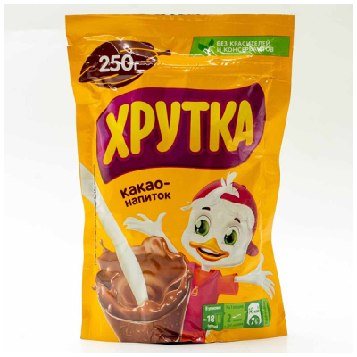 Какао Хрутка 250гр пакет