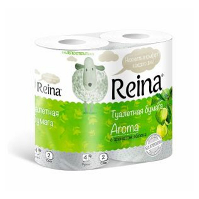 Бумага туалетная Reina Aroma 2сл 4шт