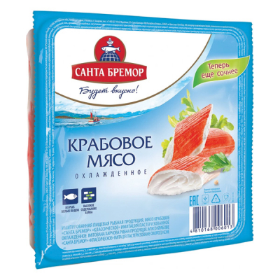 Крабовое мясо Санта Бремор 200г