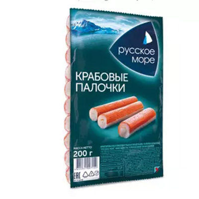 Крабовые палочки 200г Русское море