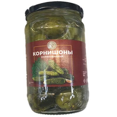 Огурцы Корнишоны 350мл Прохор Бакалейников