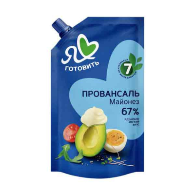 Майонез ЯЛГ класс 67% 390г