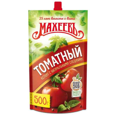 Кетчуп Махеев 500г томатный