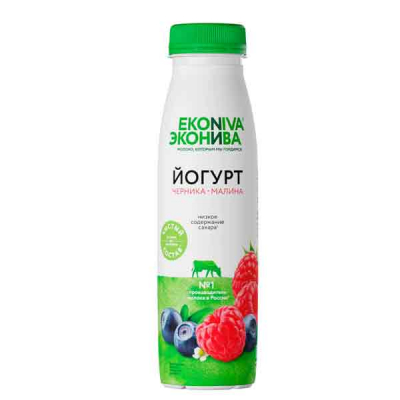 Йогурт питьевой Эконива 300г в ассортименте