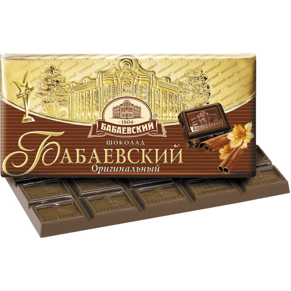Шоколад Бабаевский темный в ас-те 100гр Спутник Калуга