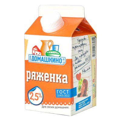 Ряженка 450г Домашкино