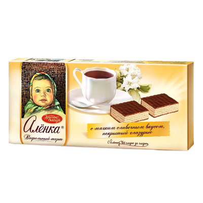 Торт вафельный Аленка 250г