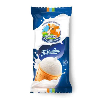 Мороженное Коровка из кореновки  100гр пломир