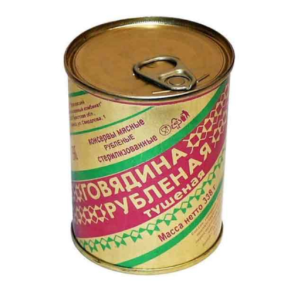 Рубленная говядина тушеная "Березовский МК"ж/б 0,338 г