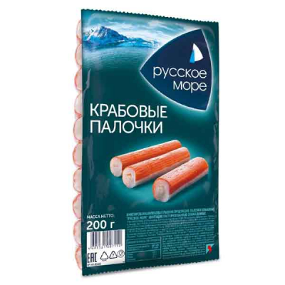 Крабовые палочки  200гр  Русское море