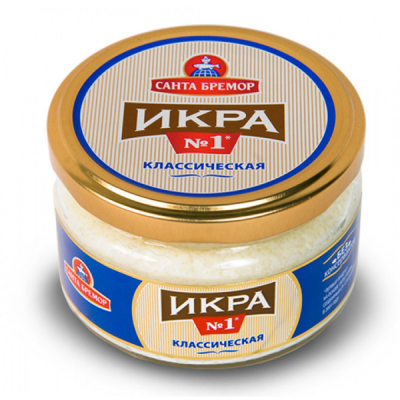 Икра мойвы  Санта Бремор в ассортименте 180г