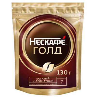 Кофе Нескафе Голд 130гр м/у