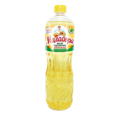 Масло подсолнечное Миладора 900гр