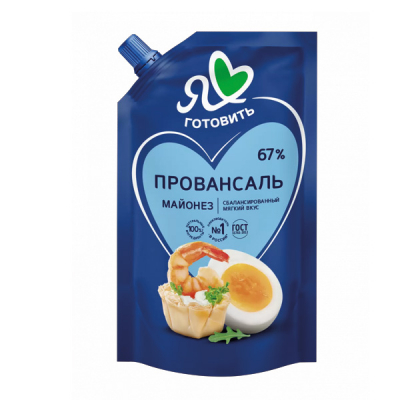 Майонез ЯЛГ  67% 700г дой пак
