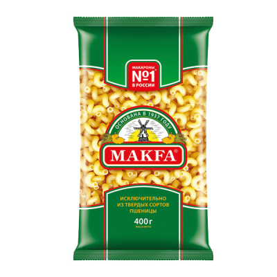Макароны "Макфа" 400гр  в ассорт