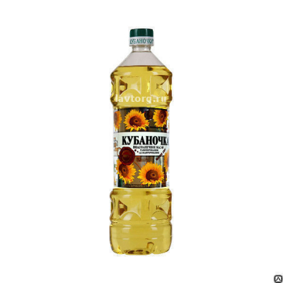 Масло Кубаночка раф. 1 л
