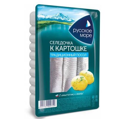 Сельдь филе "к картошечке" Русское море 400г