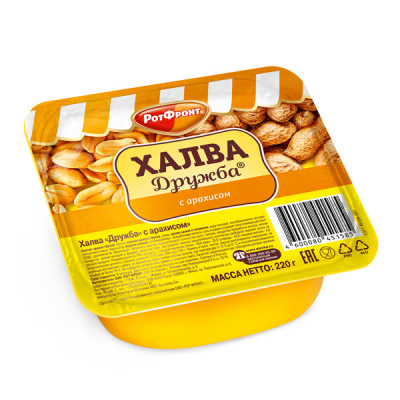 Халва Дружба с арахисом 220г