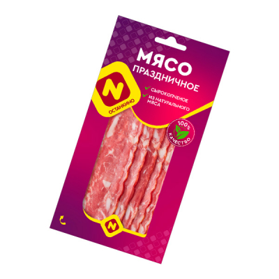 Мясо праздничное с/к в/у 100г Останкино