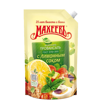 Майонез Провансаль с лимон соком 770г Махеев