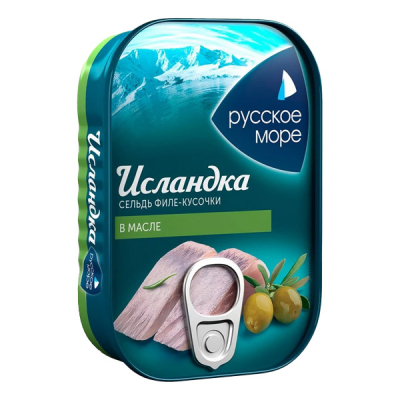 Сельдь 115г в ассортиенте Русское море