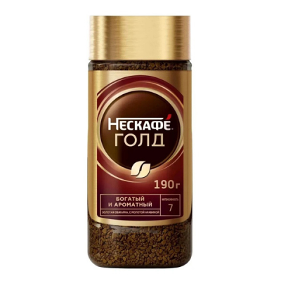 кофе Нескафе голд 190г ст/б