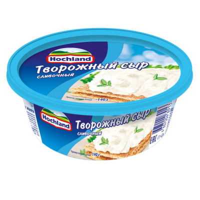 Сыр творожный  140г ТМ Хохланд
