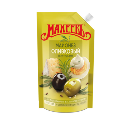 Майонез оливковый Махеев 67% 380г