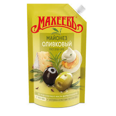 Майонез Махеев 380г Оливковый