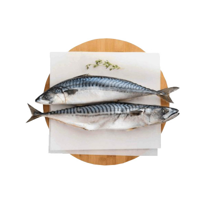 Скумбрия свежемороженая с головой не потрашеная 1 кг
