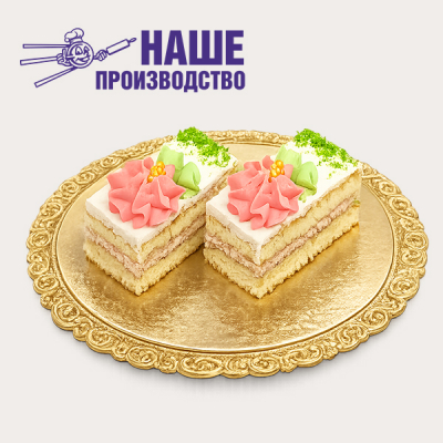 Пирожное Бисквитно-кремовое 85г наше производство