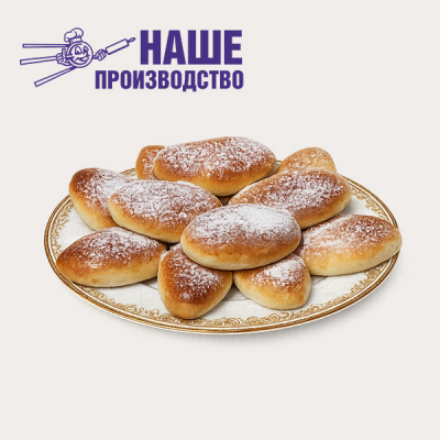 Пирожок с персиковым джемом 1/70г наше производство