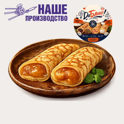 Блины с яблочным джемом замороженные 100г ДаБлин