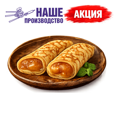 Блины с яблочным джемом замороженные "ДаБлин" 100г
