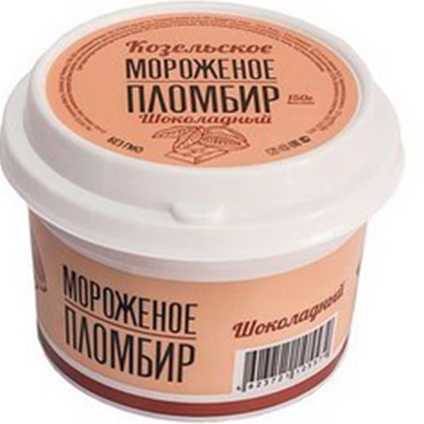 Мороженое пластиковый стакан пломбир ваниль, шоколад  150 гр Спутник Калуга
