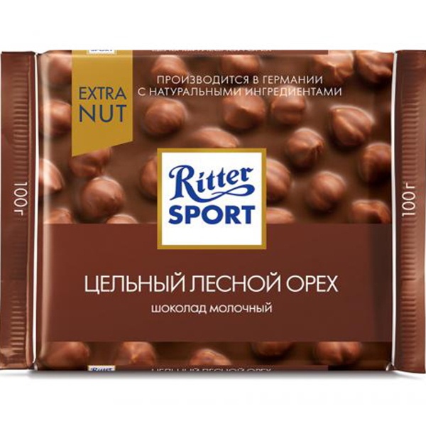 Шоколад Риттер Спорт 100гр в ассортименте Спутник Калуга